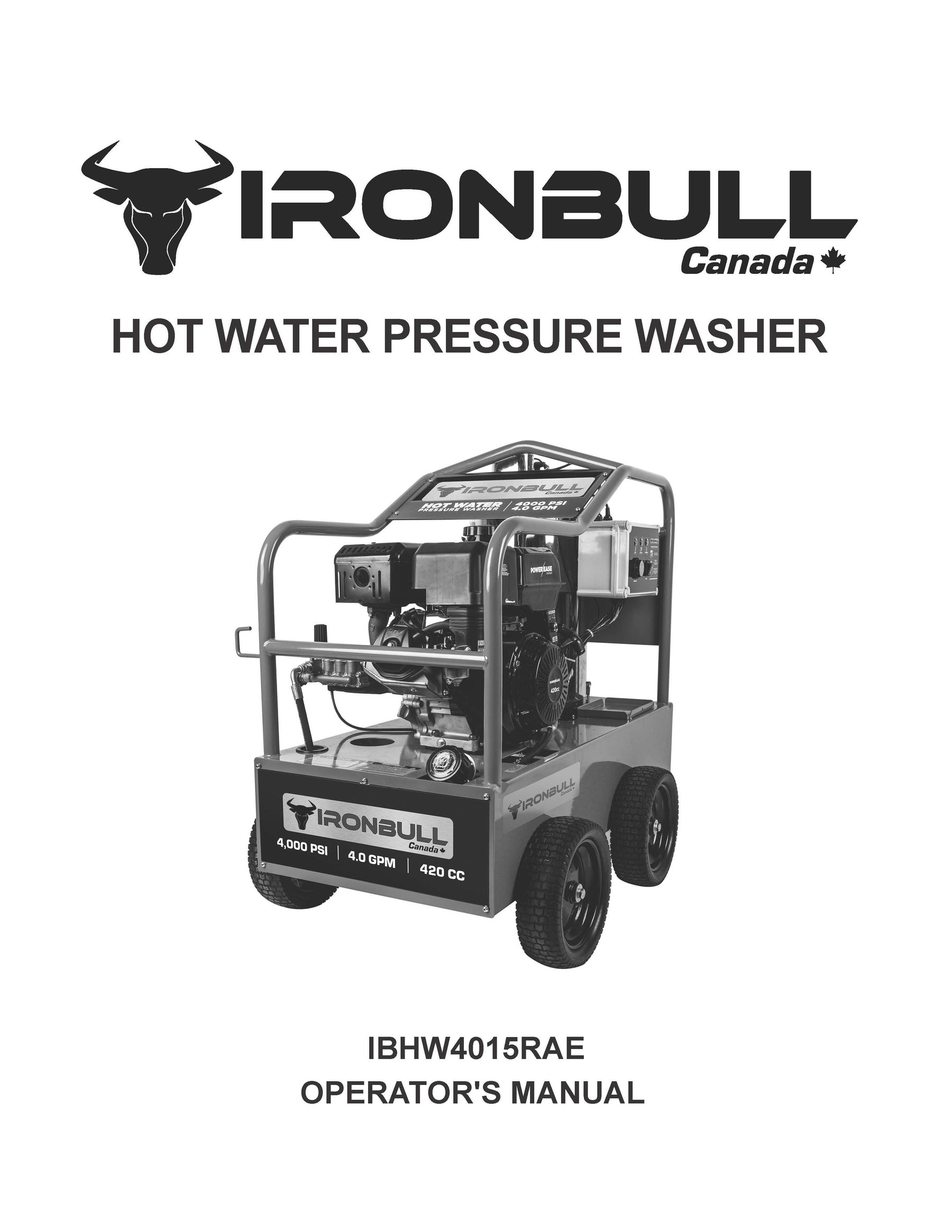 IRONBULL OPERATION MANUAL