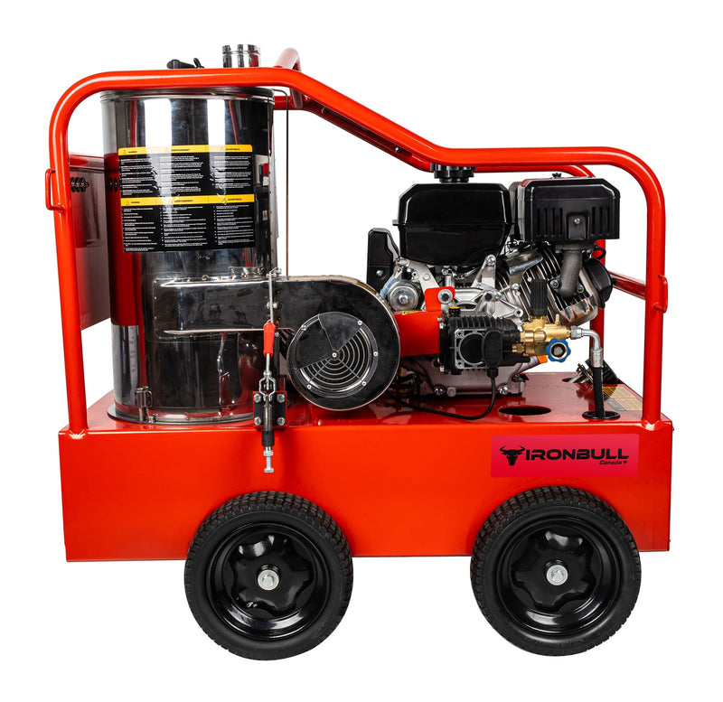 2025 IRONBULL 4000 PSI HOT WATER PRESSURE WASHER (Included a Pre-Delivery Inspection and Battery)