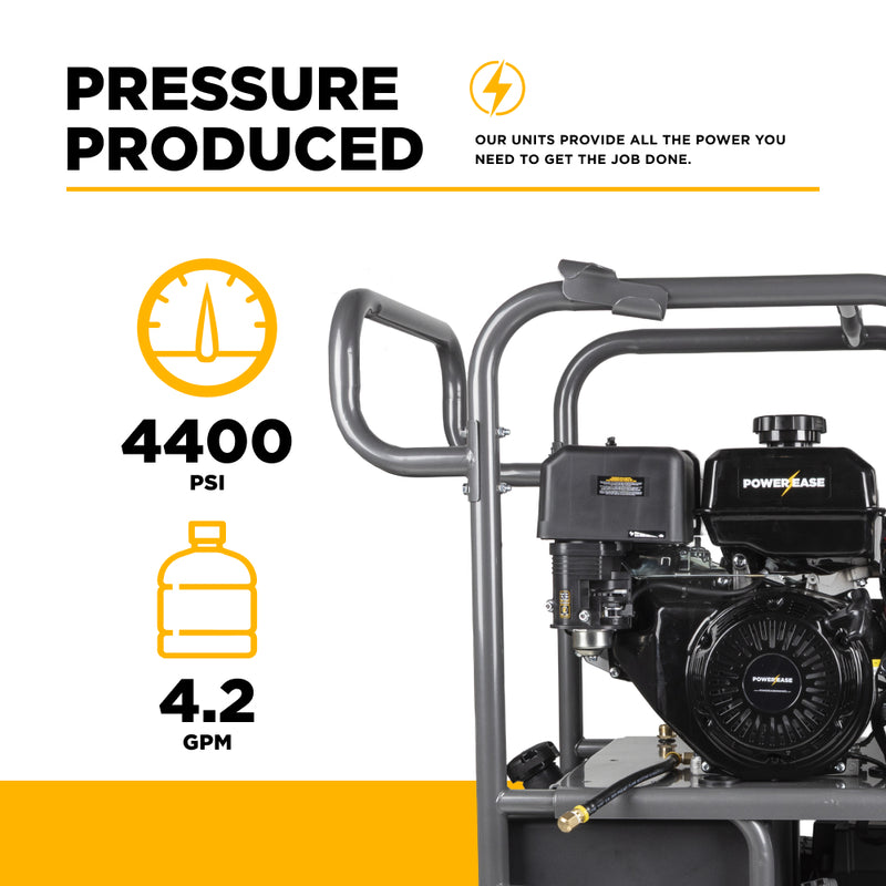 IRONBULL'S BE Power 4400 PSI Hot Water Pressure Washer (Commercial‑Grade + PDI INCLUDED IN COST)