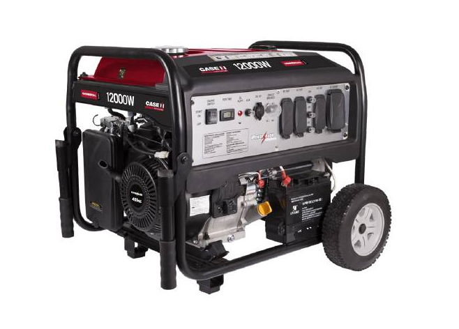 CASE IH 12000 Watt Gas Portable Generator | Electric & Recoil Start | 459cc