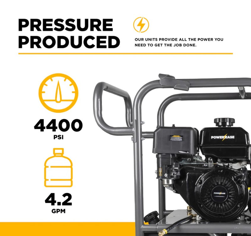 IRONBULL'S BE Power 4400 PSI Hot Water Pressure Washer (Commercial‑Grade + PDI INCLUDED IN COST)