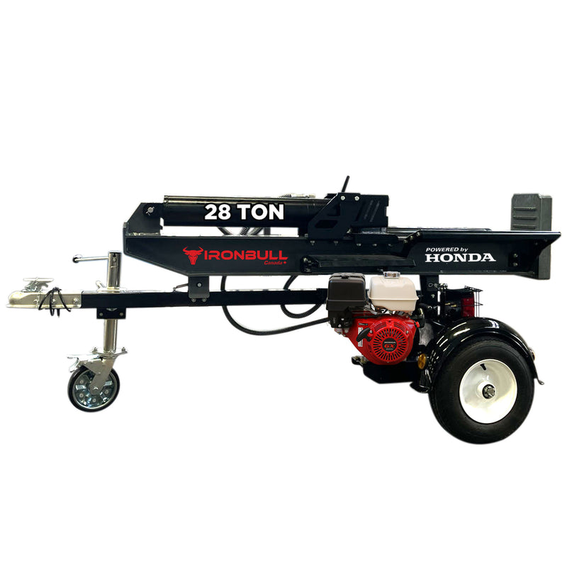 IRONBULL 28 Ton Deluxe Honda GX200 Log Splitter