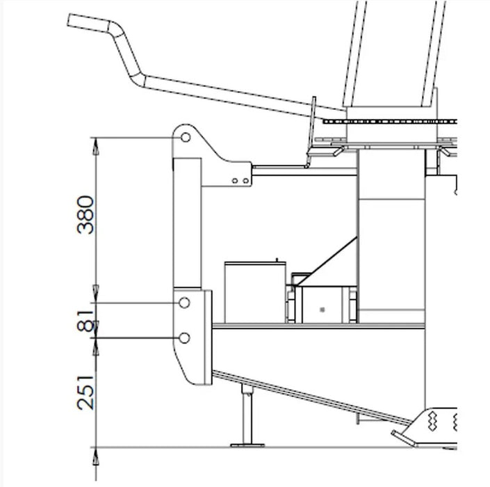 IRONBULL Compact 3 Point Snow Blower