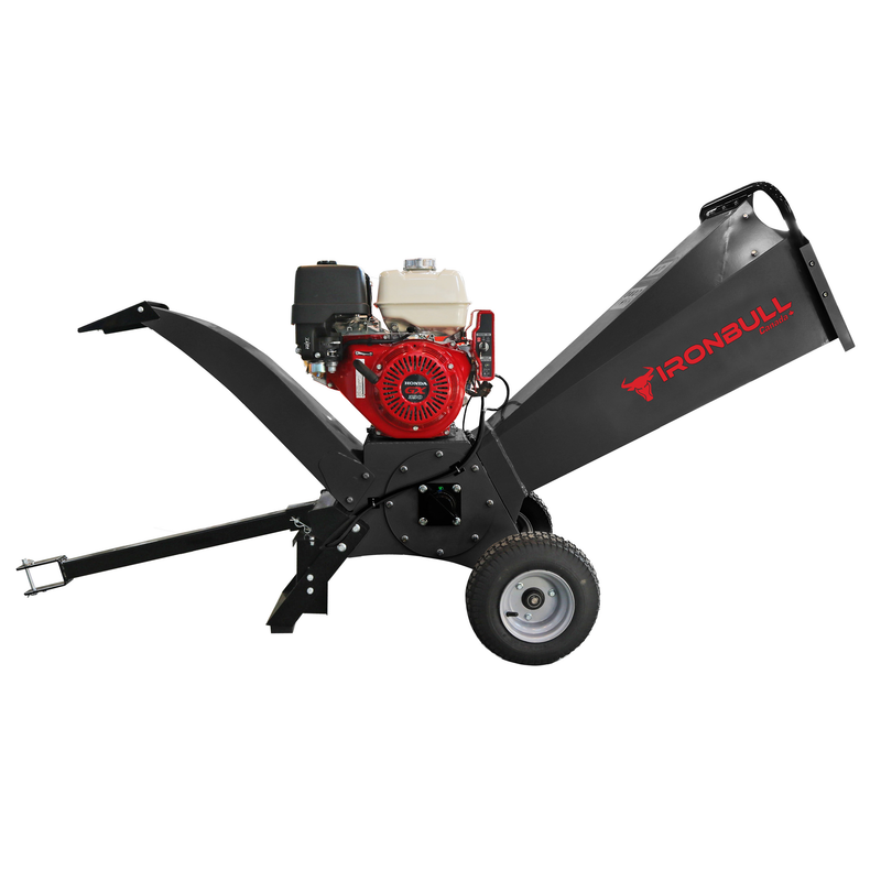 IRONBULL 4" Drum Wood Chipper Shredder